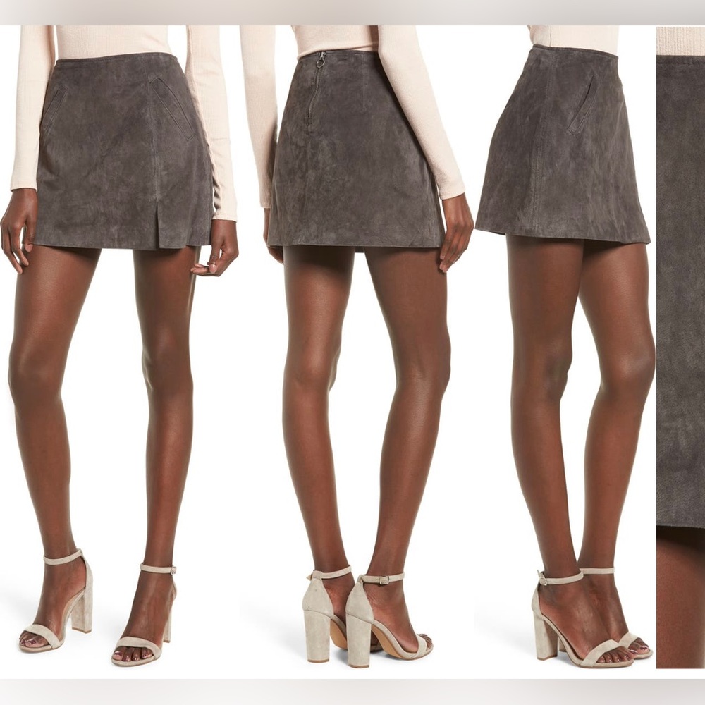 NWT Blank NYC Suede Mini Skirt